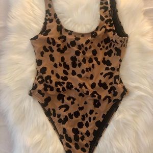 Leopard swimsuit one piece
